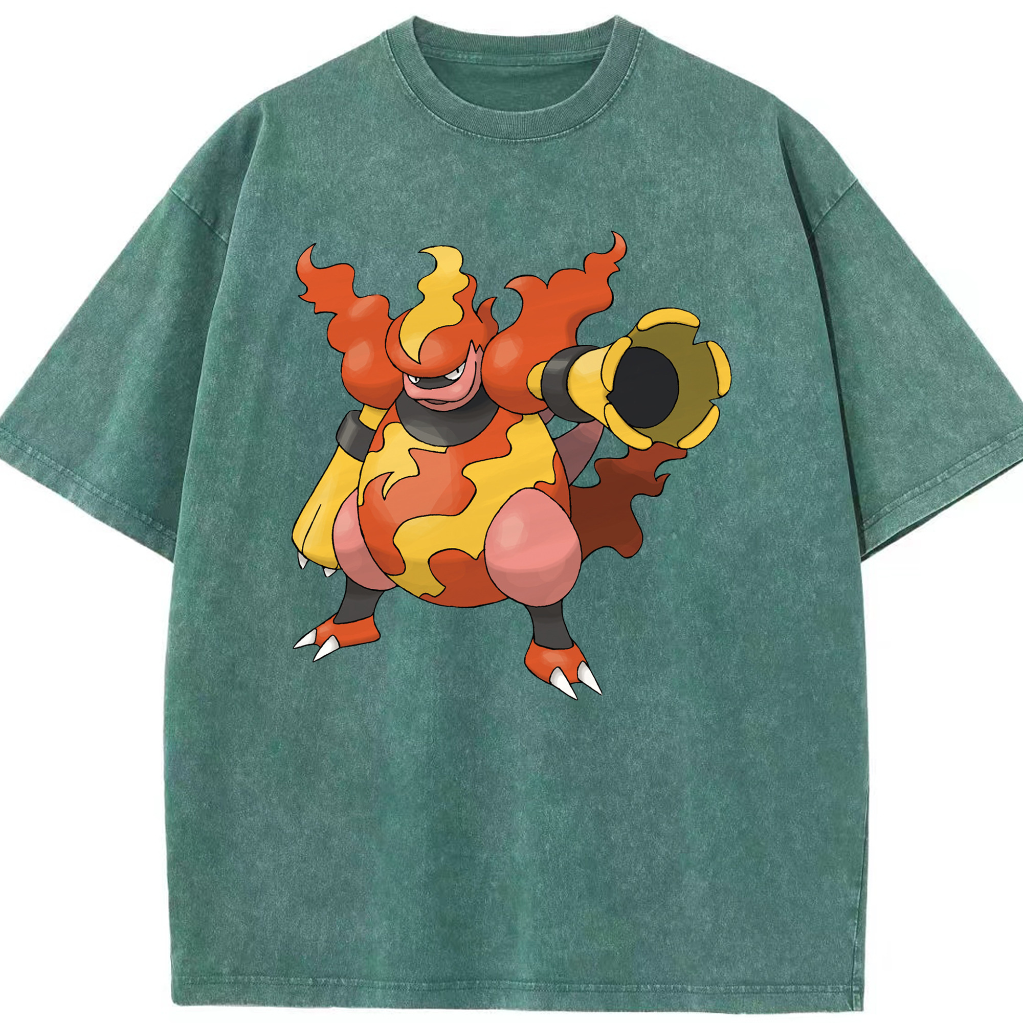 （画像用） ポケットモンスター Pokémon 綿100% ヴィンテージ風 半袖Tシャツ（フロントプリント）